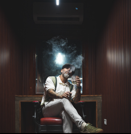 Javier Robles en el lounge